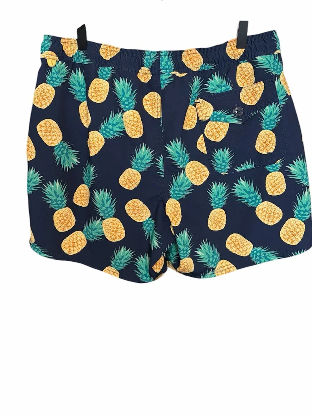 J. Crew flex swim‎ shorts size large pineapple print stretch beach vacation pool